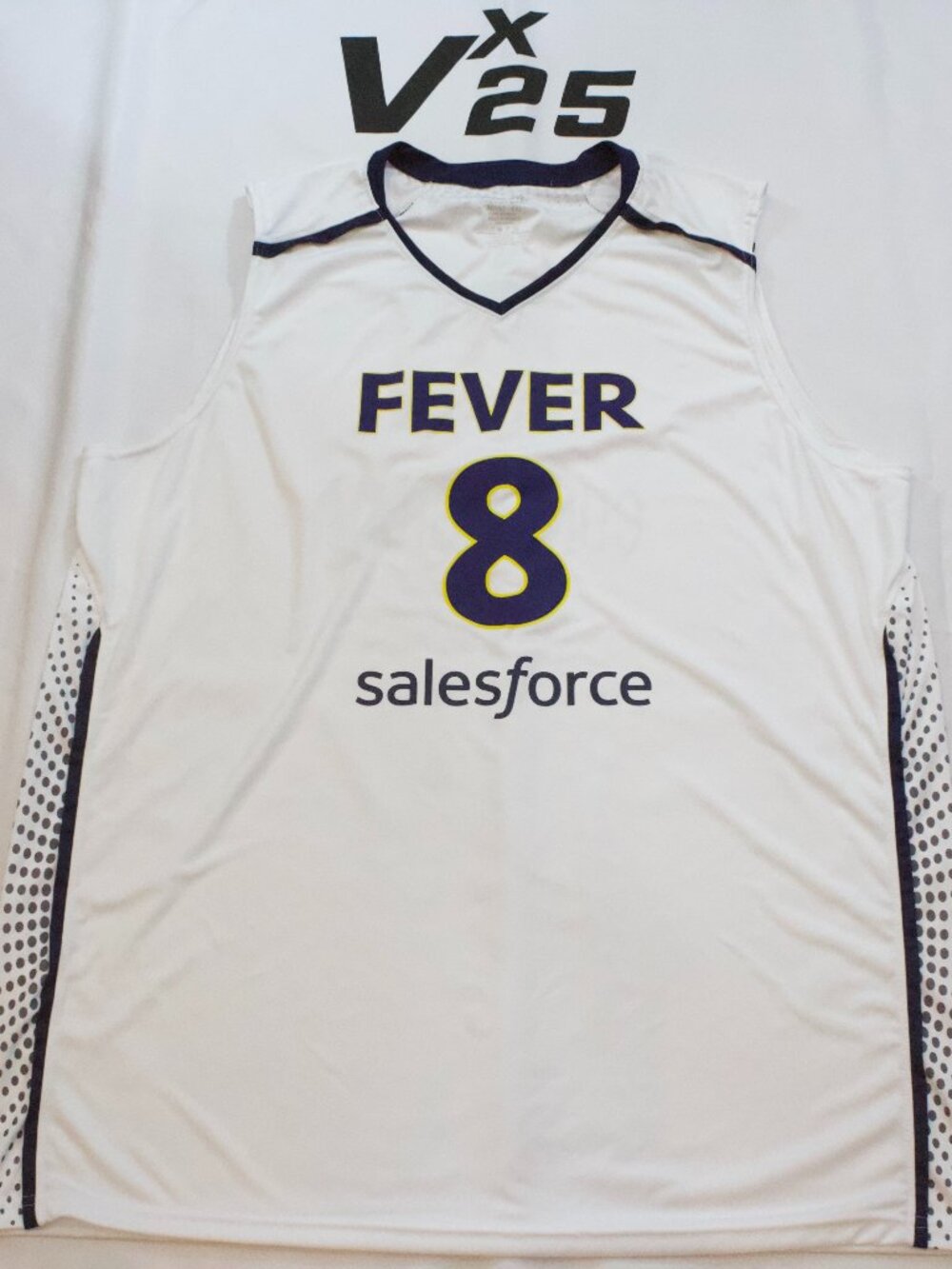 NEW Men's Indiana Fever Sophie Cunningham White Home Jersey Size XXL
